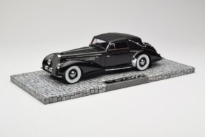 Delage D8-120 Cabriolet Zwart Minichamps 1:18 107115131 Metaal