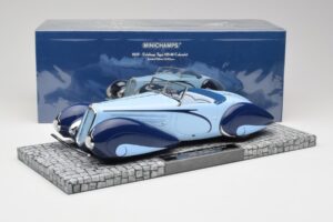Delahaye Type 135-M Cabriolet Mullin Museum Minichamps 1:18 107116160 Metaal — afbeelding 2 van 6