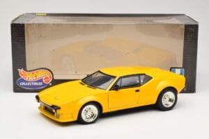 De Tomaso Pantera Geel Hot Wheels 1:18 27809 Metaal — afbeelding 8 van 8
