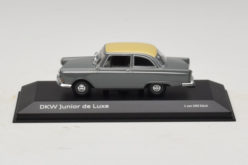 DKW Junior DeLuxe Grijs Minichamps 1:43 A5-5794 Metaal
