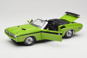 Dodge Challenger Cabriolet Groen Greenlight 1:18 12803-06G Metaal — afbeelding 2 van 8
