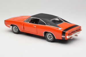 Dodge Charger R/T Oranje & Zwart American Muscle 1:18 39314 Metaal — afbeelding 7 van 8