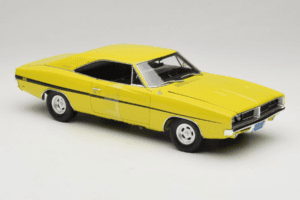 Dodge Charger R/T Geel Dirty Mary Crazy Larry Auto World 1:18 AWSS101/06 Metaal — afbeelding 6 van 8