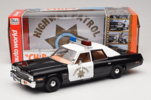 Dodge Monaco Highway Patrol CHiPS Auto World 1:18 AWSS112/06 Metaal — afbeelding 8 van 8