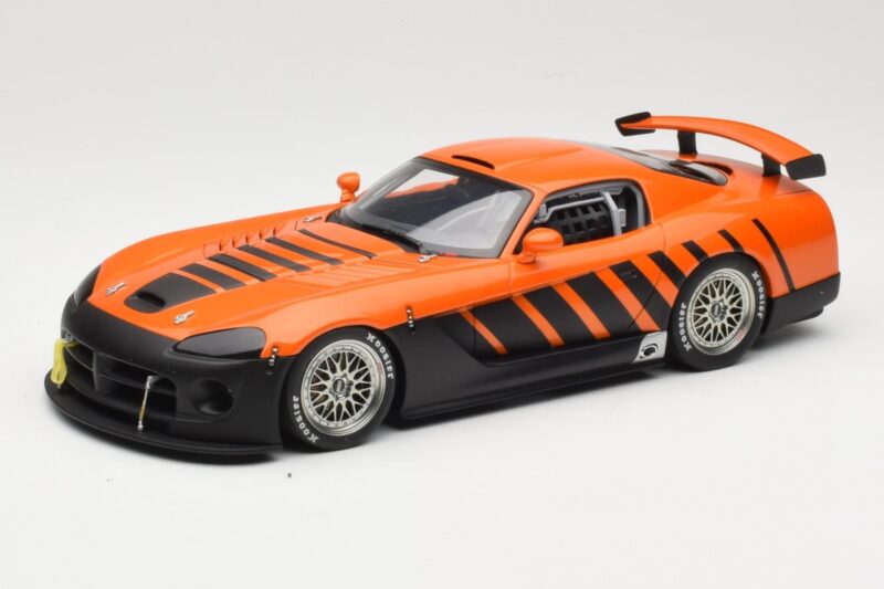 Dodge Viper Competition Coupe Go Man Go Orange AUTOart 1:18 80422 Metaal