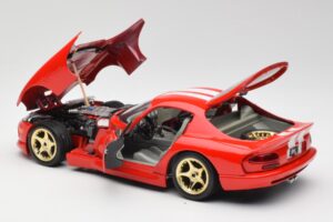 Dodge Viper GTS Rood Bburago 1:18 3075 Metaal — afbeelding 5 van 8