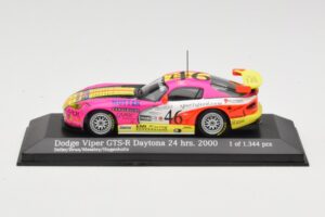 Dodge Viper GTS-R #46 Seiler / Brun / Messley 24 Hours of Daytona 2000 Minichamps 1:43 430001446 Metaal
