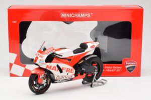 Ducati Desmosedici GP11 #8 H. Barbera Ducati MotoGP Team MotoGP 2011 Minichamps 1:12 123110008 Metaal — afbeelding 6 van 6