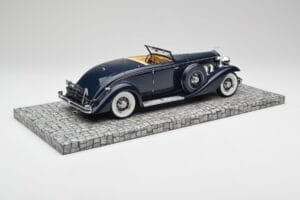 Duesenberg SJN Convertible Coupe Midnight Blue Minichamps 1:18 107150332 Metaal — afbeelding 2 van 6