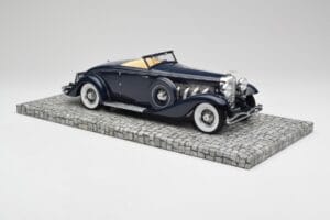 Duesenberg SJN Convertible Coupe Midnight Blue Minichamps 1:18 107150332 Metaal — afbeelding 4 van 6
