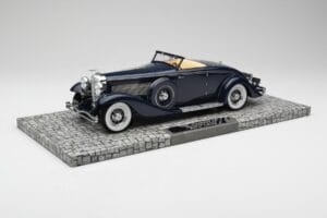 Duesenberg SJN Convertible Coupe Midnight Blue Minichamps 1:18 107150332 Metaal