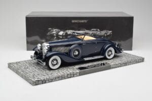 Duesenberg SJN Convertible Coupe Midnight Blue Minichamps 1:18 107150332 Metaal — afbeelding 6 van 6