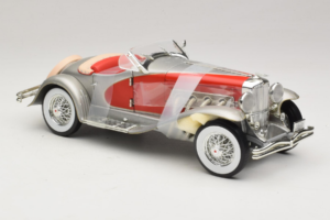 Duesenberg SJ Clark Gable's Car Zilver Rood ERTL 1:18 7962 Metaal — afbeelding 4 van 6