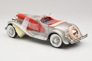 Duesenberg SJ Clark Gable's Car Zilver Rood ERTL 1:18 7962 Metaal — afbeelding 5 van 6