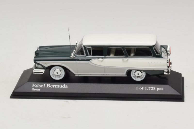Edsel Bermuda Station Wagon Groen Minichamps 1:43 400082011 Metaal