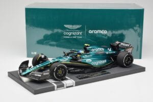 Aston Martin AMR23 #14 F. Alonso 3rd Place Saudi Arabian GP 2023 Minichamps 1:18 117230214 Metaal — afbeelding 7 van 7