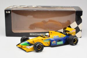 Benetton B191 #19 M. Schumacher F1 1991 Minichamps 1:18 100910119 Metaal — afbeelding 6 van 6