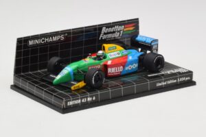 Benetton Ford B188 #19 A. Nannini Race Car 1988 Minichamps 1:43 400890119 Metaal — afbeelding 2 van 4