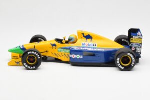 Benetton Ford B191 #20 R. Moreno F1 1991 Minichamps 1:18 100910019 Metaal — afbeelding 3 van 6