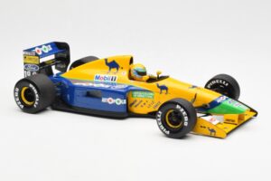 Benetton Ford B191 #20 R. Moreno F1 1991 Minichamps 1:18 100910019 Metaal — afbeelding 4 van 6