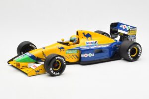Benetton Ford B191 #20 R. Moreno F1 1991 Minichamps 1:18 100910019 Metaal