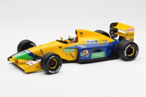 Benetton Ford B191B #20 M. Brundle F1 Early Season 1992 Minichamps 1:18 100920120 Metaal