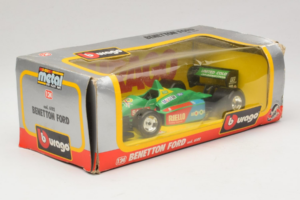 Benetton B190 Ford #20 N. Piquet F1 1990 Bburago 1:24 6102 Metaal — afbeelding 2 van 3