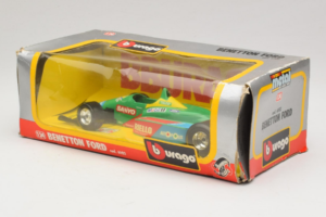 Benetton B190 Ford #20 N. Piquet F1 1990 Bburago 1:24 6102 Metaal — afbeelding 3 van 3