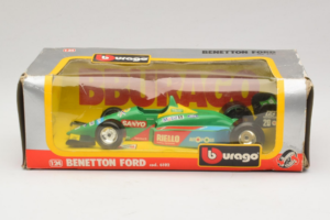 Benetton B190 Ford #20 N. Piquet F1 1990 Bburago 1:24 6102 Metaal
