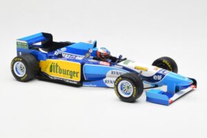 Benetton B195 Renault #1 M. Schumacher Winner Japanese GP 1995 Minichamps 1:18 510953401 Metaal — afbeelding 4 van 6