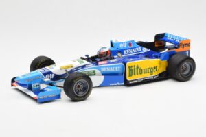 Benetton B195 Renault #1 M. Schumacher Canadian GP 1995 Minichamps 1:18 510950601 Metaal