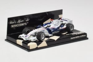 BMW Sauber F1.08 #5 N. Heidfeld Showcar 2008 Minichamps 1:43 400080083 Metaal — afbeelding 2 van 5