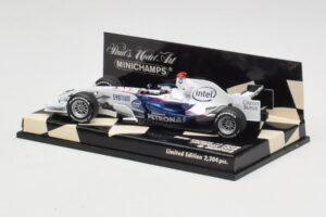 BMW Sauber F1.08 #5 N. Heidfeld Showcar 2008 Minichamps 1:43 400080083 Metaal — afbeelding 3 van 5