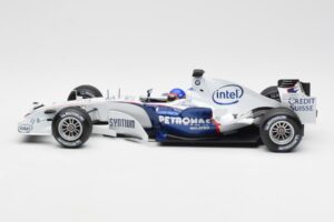 BMW Sauber F1.06 #17 J. Villeneuve F1 2006 Minichamps 1:18 100060017 Metaal — afbeelding 3 van 6