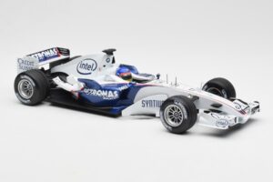 BMW Sauber F1.06 #17 J. Villeneuve F1 2006 Minichamps 1:18 100060017 Metaal — afbeelding 4 van 6
