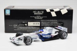 BMW Sauber F1.06 #17 J. Villeneuve F1 2006 Minichamps 1:18 100060017 Metaal — afbeelding 6 van 6