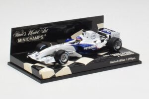 BMW Sauber F1.06 J. Villeneuve Showcar F1 2006 Minichamps 1:43 400060087 Metaal — afbeelding 3 van 5