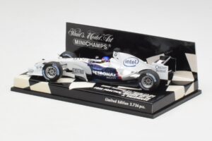 BMW Sauber F1.06 J. Villeneuve Wedding Edition F1 2006 Minichamps 1:43 400060117 Metaal — afbeelding 2 van 5