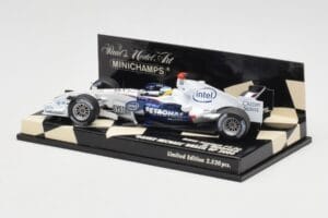 BMW Sauber F1.06 #16 N. Heidfeld Brazilian GP 2006 Minichamps 1:43 400060316 Metaal — afbeelding 3 van 5