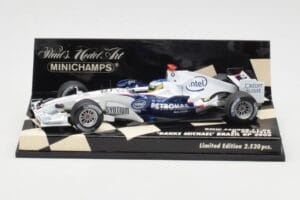 BMW Sauber F1.06 #16 N. Heidfeld Brazilian GP 2006 Minichamps 1:43 400060316 Metaal