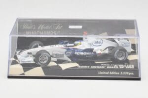 BMW Sauber F1.06 #16 N. Heidfeld Brazilian GP 2006 Minichamps 1:43 400060316 Metaal — afbeelding 5 van 5