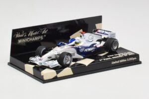 BMW Sauber F1.06 #10 N. Heidfeld Hungarian GP 3rd Place 2006 Minichamps 1:43 400060116 Metaal — afbeelding 2 van 5