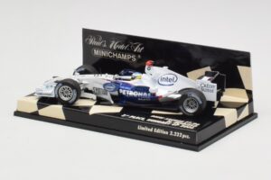 BMW Sauber F1.06 #10 N. Heidfeld Hungarian GP 3rd Place 2006 Minichamps 1:43 400060116 Metaal — afbeelding 3 van 5