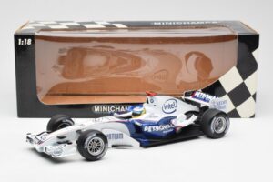 BMW Sauber F1.06 #16 N. Heidfeld F1 2006 Minichamps 1:18 100060016 Metaal — afbeelding 6 van 6
