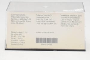 BMW Sauber F1.09 #6 N. Heidfeld F1 2009 v2 Minichamps 1:43 80422155795 Metaal — afbeelding 4 van 5