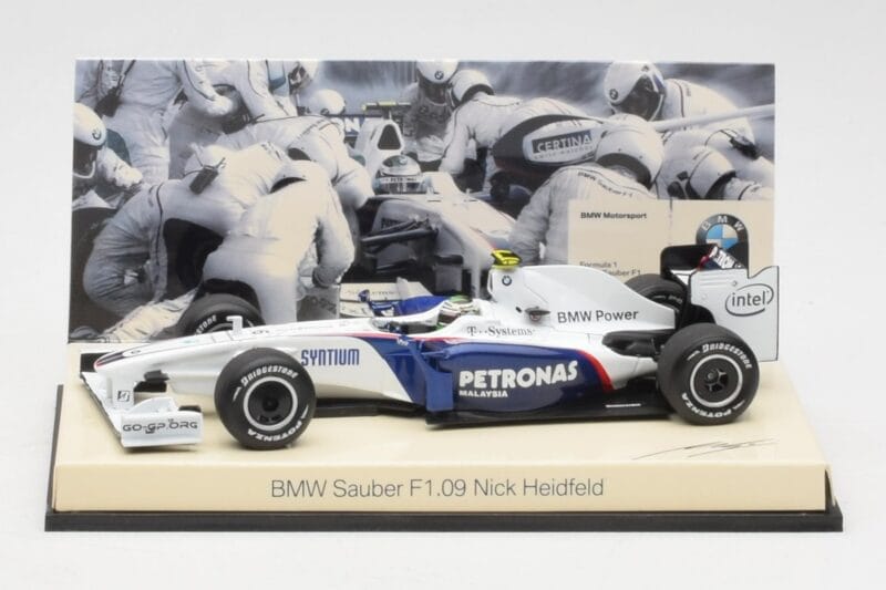 BMW Sauber F1.09 #6 N. Heidfeld F1 2009 v2 Minichamps 1:43 80422155795 Metaal
