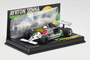 Brabham BMW BT52B A. Senna Test Car Paul Ricard 14 November 1983 Minichamps 1:43 540834399 Metaal — afbeelding 2 van 5