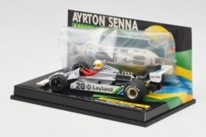Brabham BMW BT52B A. Senna Test Car Paul Ricard 14 November 1983 Minichamps 1:43 540834399 Metaal — afbeelding 3 van 5