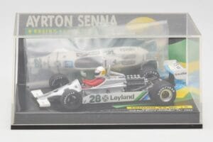 Brabham BMW BT52B A. Senna Test Car Paul Ricard 14 November 1983 Minichamps 1:43 540834399 Metaal — afbeelding 5 van 5