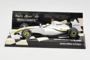 Brawn GP Mercedes BGP001 #22 J. Button Showcar 2009 Minichamps 1:43 400090092 Metaal